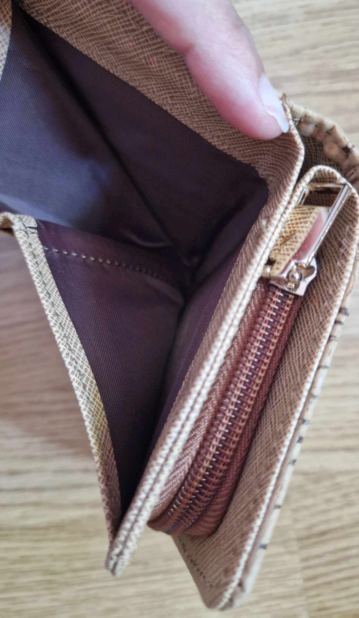 Women's vegan cork-style wallet 🌿 New unused – photo 7